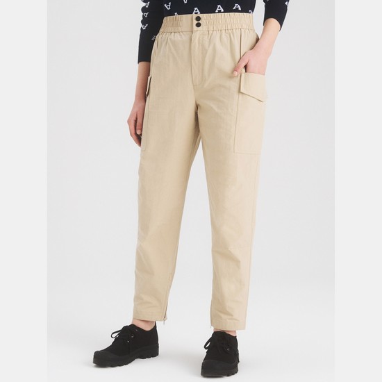 Aigle Cargo Pants Women Beige ZA-84357